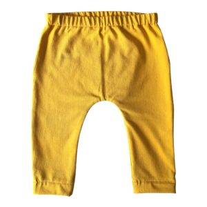 Legging okergeel maat 74/80