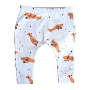 Legging vliegtuigjes maat 62/68
