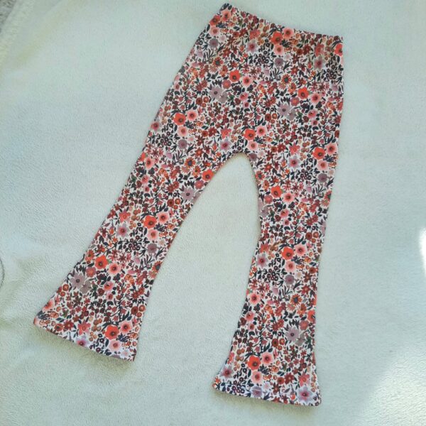 Flared legging aquarel flowers maat 98/104 - Afbeelding 2