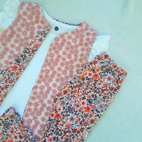 Flared legging aquarel flowers maat 98/104 - Afbeelding 3