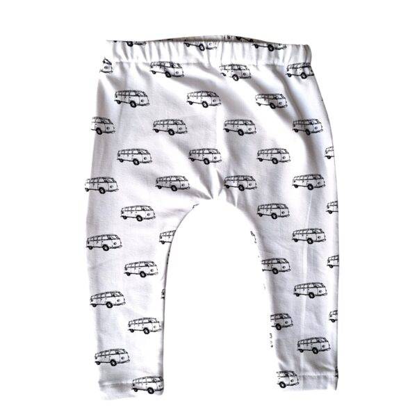 Legging bussen wit maat 74/80
