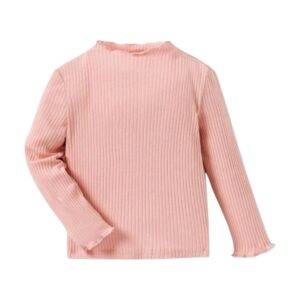 Roze shirt lange mouw maat 50/56