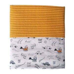 Wiegdeken oker - voertuigen