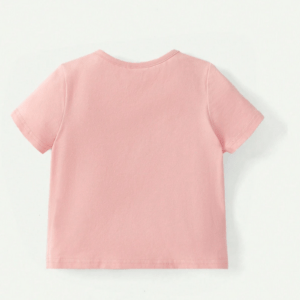 Lichtroze shirt korte mouw maat 50/56