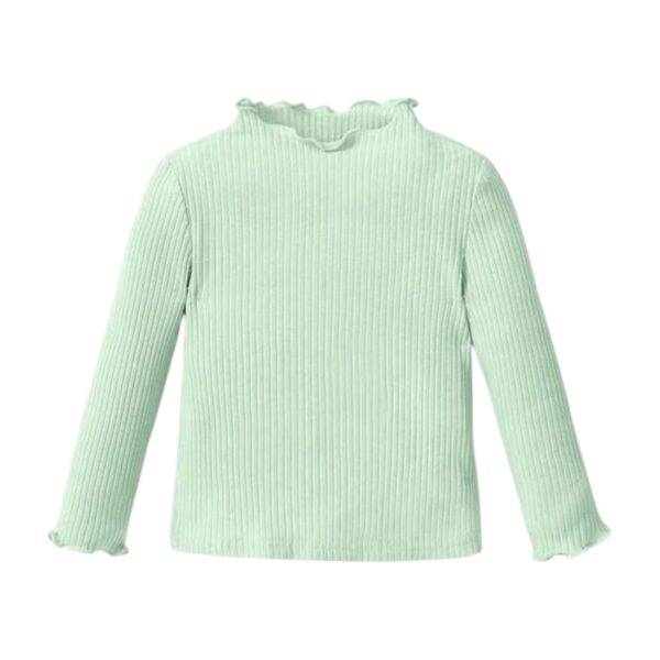 Mintgroen shirt lange mouw maat 50/56