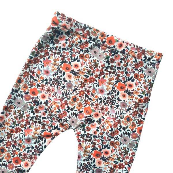Legging aquarel flowers maat 98/104