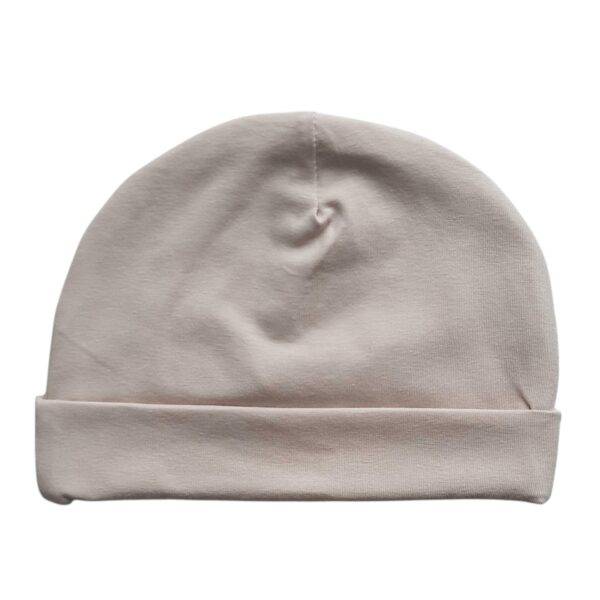Mutsje beige maat 62/68 / 3-6 maanden