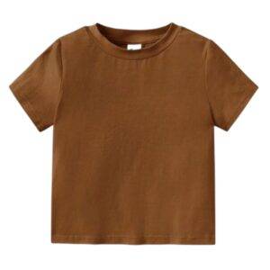 Shirt bruin maat 86/92