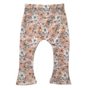 Flared legging bloemen bloesem maat 74/80