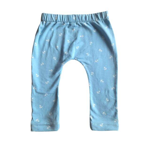 Legging lichtblauw ankers maat 74/80