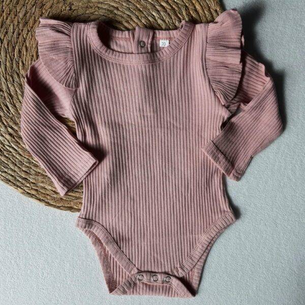 Romper oudroze maat 74/80