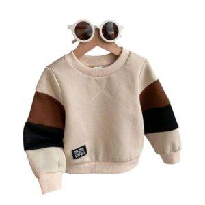 Trui / sweater beige en bruin - maat 74/80