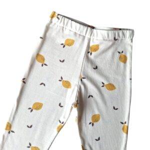 Flared legging citroentjes maat 110