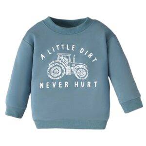 Trui blauw trekker maat 74/80