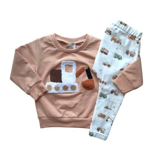 Trui / sweater kraan maat 80/86 - Afbeelding 2