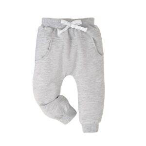 Legging grijs met strik maat 74/80