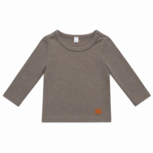 Donkergroen gemêleerd shirt maat 62/68
