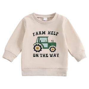 Trui farm help on the way - maat 74/80