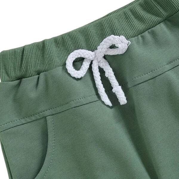 Legging groen met strik maat 74/80 - Afbeelding 3
