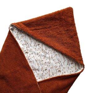 Wikkeldoek badstof cognac – droogbloemen