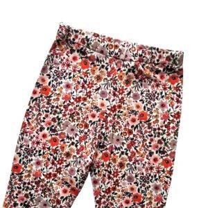 Flared legging aquarel flowers maat 110/116
