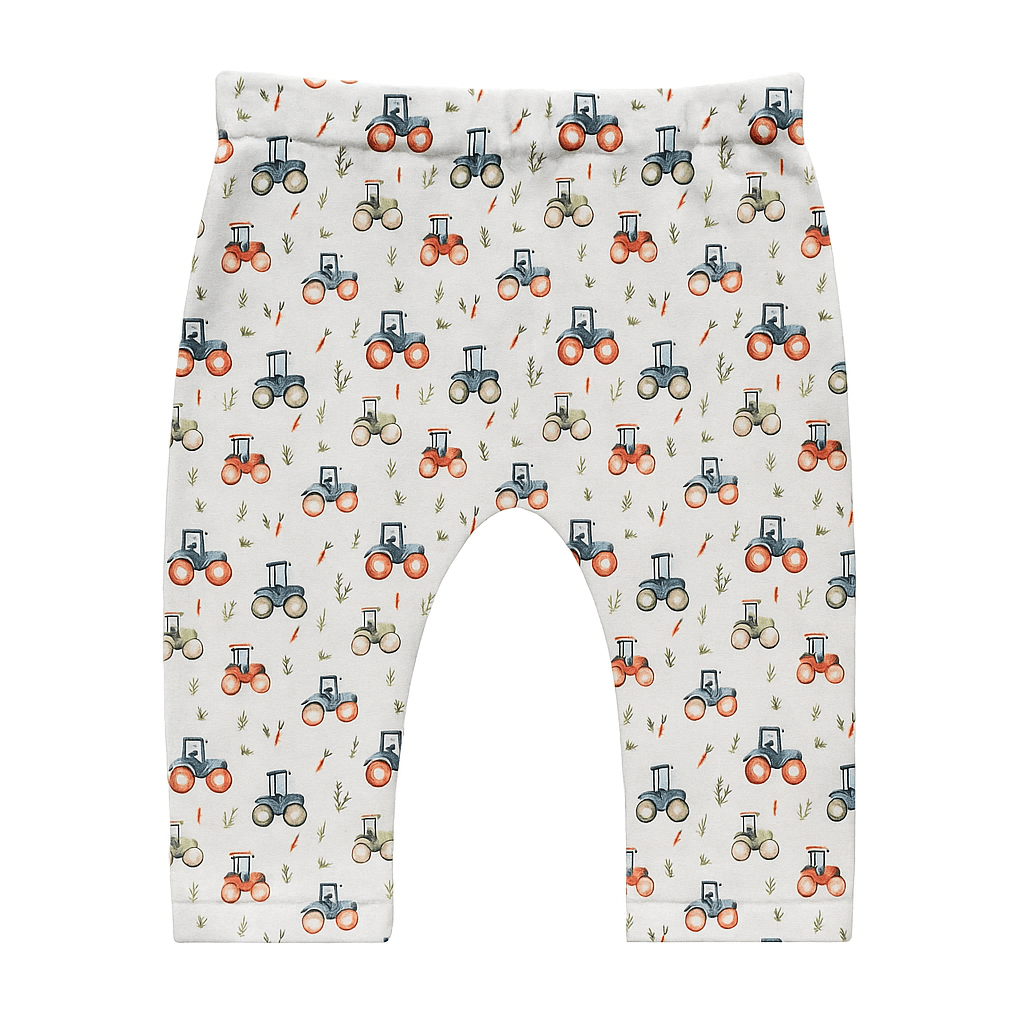 Legging lichtblauw met trekkers maat 50/56