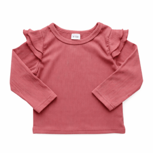 Zacht oudroze shirt maat 74/80