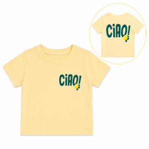 Geel shirt Ciao maat 86/92